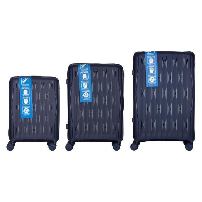 Набір валіз 2E M7979 (L+M+S) темно-сірий (2E-PP-M7979-SET3-DG) зображення 2