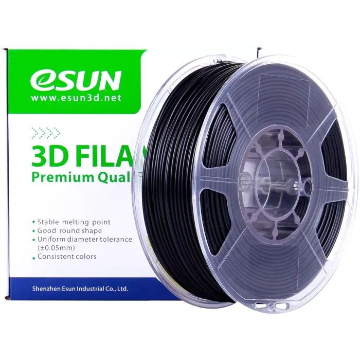 Пластик для 3D-принтера eSUN EABSMAX 1,75mm BLACK 1kg (ABS-FR175B1P1)