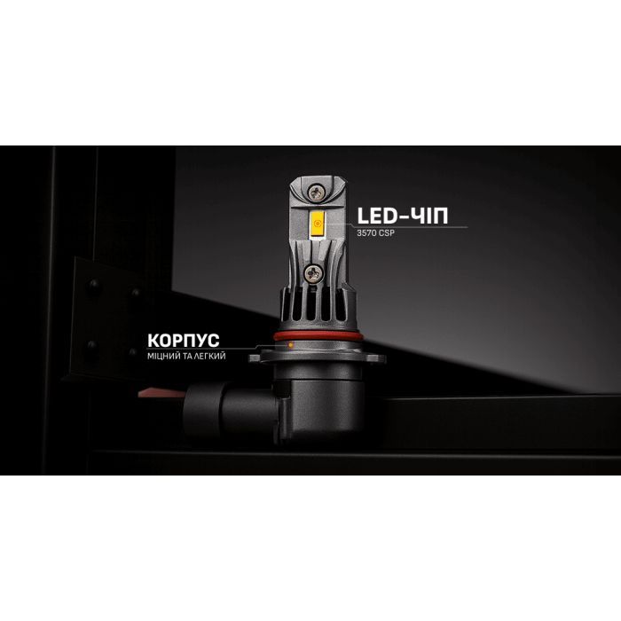 Автолампа PULSO LED-chips 3570 CSP/12v/2x30w/4000Lm/6500K (LP5-HB3) изображение 6