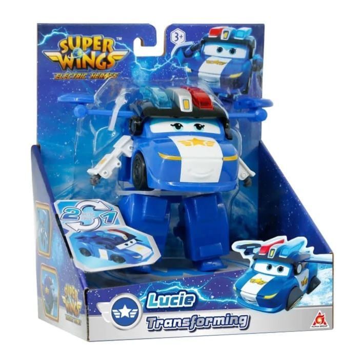 Фигурка Super Wings трансформер Transforming Люси (Lucie), 12.5см (EU780235) изображение 7