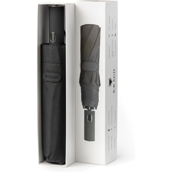 Парасоля Krago Column Black повний автомат чорний (umb-2-001) зображення 8