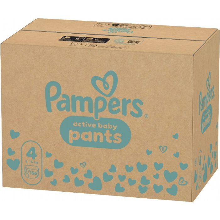 Подгузники Pampers Active Baby Pants Розмір 4 (9-15 кг) 156 шт (8006530305662) изображение 2