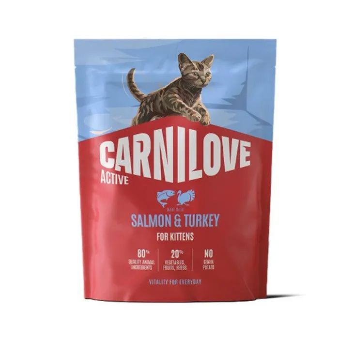 Сухий корм для кішок Carnilove Active Salmon & Turkey Kitten 400 г (8595602581474)