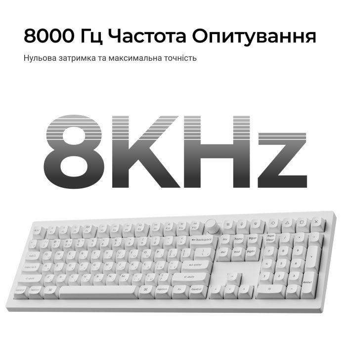 Клавіатура Keychron V6 Ultra Keychron Red Switch RGB UA Black (V6U-D1-UA) зображення 10