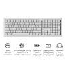 Клавіатура Keychron V6 Ultra Keychron Red Switch RGB UA White (V6U-F1-UA) зображення 8