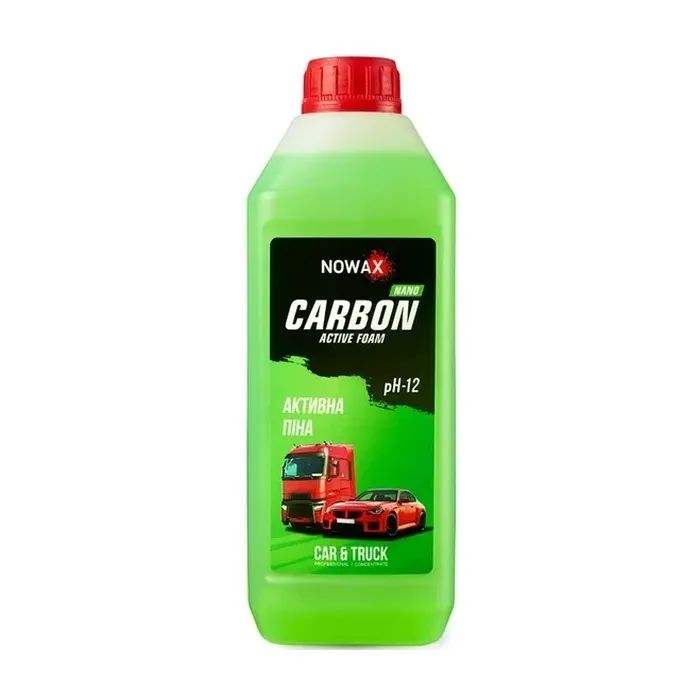 Автошампунь NOWAX CARBON NANO ACTIVE FOAM 1л (NX01177)