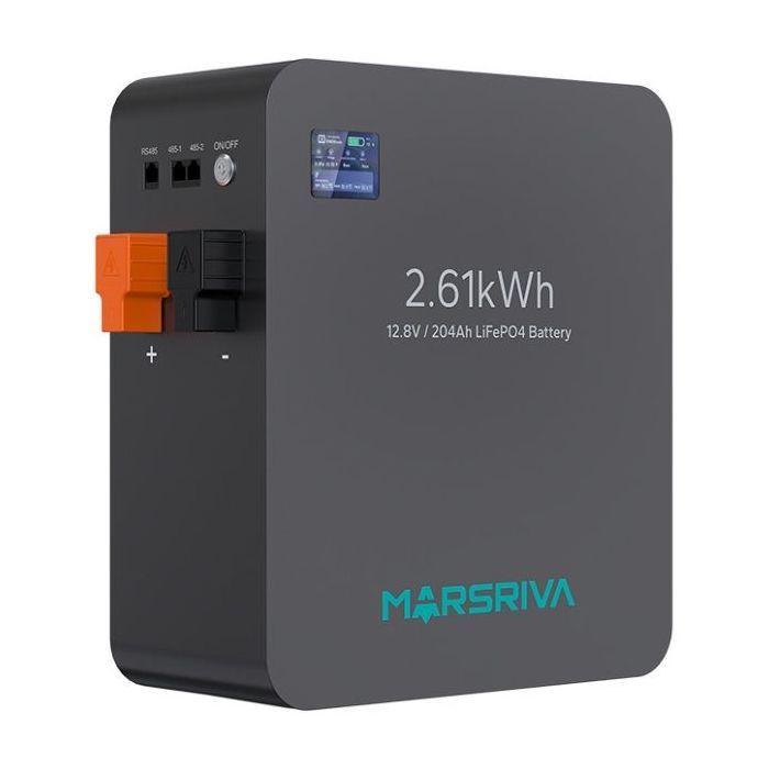Батарея LiFePo4 Marsriva 12.8V 204Ah 2.61kWh (MR-LFP12-200-WMD) зображення 2