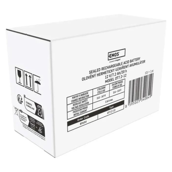 Батарея до ДБЖ EMOS 12V 7.2Ah (B9654) зображення 9