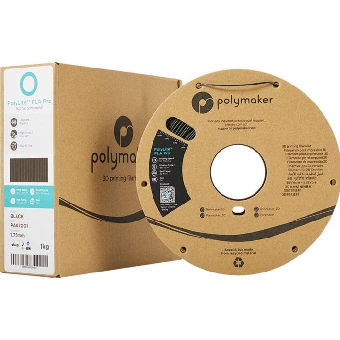 Пластик для 3D-принтера Polymaker PLA POLYLITE PRO 1,75mm 1kg BLACK (PA07001) зображення 5