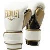 Боксерские перчатки Everlast PowerLock Boxing Training Gloves P00003050 білий, золотий 14 унцій (009283620127)