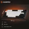 Клавиатура GamePro MK160 V2 Warden QLAB Sakura Linear RGB USB UA Black (MK160-V2-B-QS) изображение 11