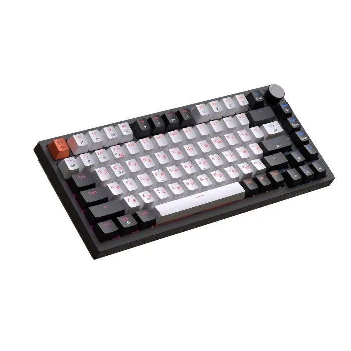 Клавиатура GamePro MK160 V2 Warden QLAB Sakura Linear RGB USB UA Black (MK160-V2-B-QS) изображение 4
