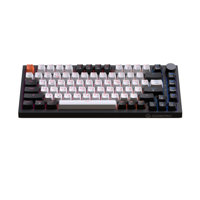 Клавиатура GamePro MK160 V2 Warden QLAB Sakura Linear RGB USB UA White (MK160-V2-BL-QS) изображение 5