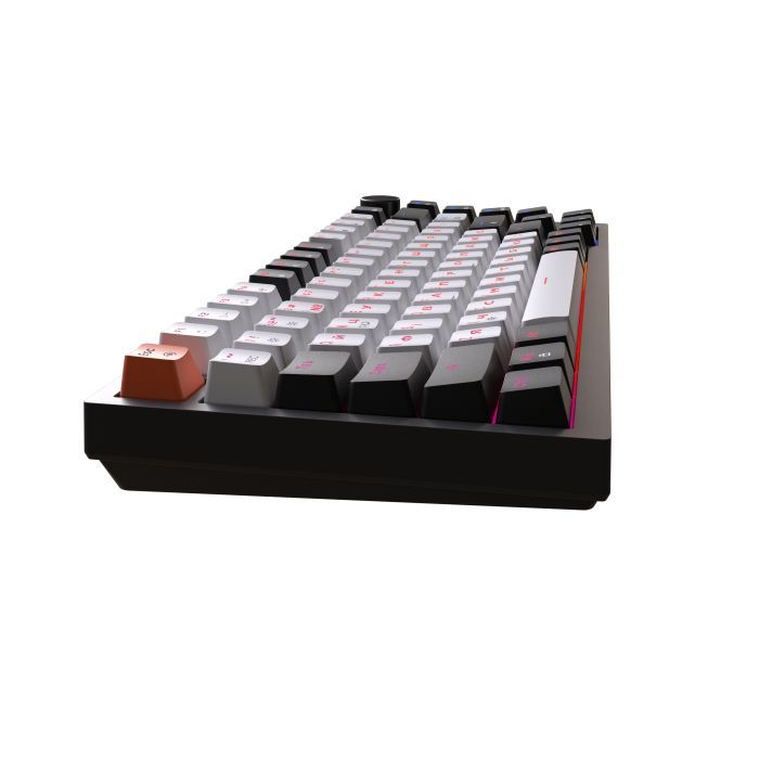 Клавиатура GamePro MK160 V2 Warden QLAB Sakura Linear RGB USB UA White (MK160-V2-BL-QS) изображение 6