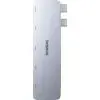 Концентратор Baseus USB-C 5-in-1 3xUSB 3.0 + 1xUSB-C 40Gbps + 1xHDMI 4K30Hz gray (B00052801811-04) зображення 2