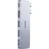 Концентратор Baseus USB-C 5-in-1 3xUSB 3.0 + 1xUSB-C 40Gbps + 1xHDMI 4K30Hz gray (B00052801811-04)