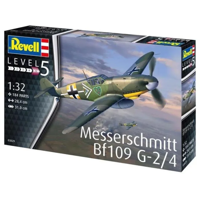 Збірна модель Revell модель літак Messerschmitt Bf109 G-2/4, рівень 5, 1:32 (RVL-03829)