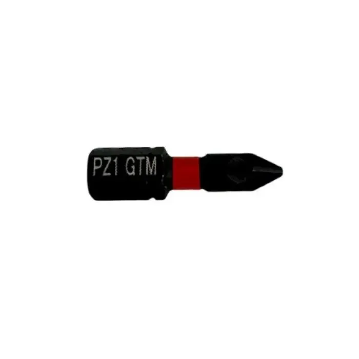 Набор бит GTM ударных, PZ1, 25мм, 2шт. (SBI-Z1-25B) изображение 2