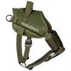 Шлея для собак WAUDOG PRO-2 світловідбивна, металевий фастекс L хакі (688331)