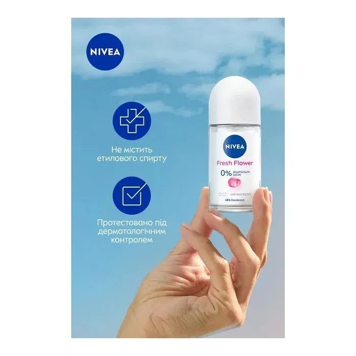 Антиперспірант Nivea Fresh Flower Deodorant 50 мл (42289388) зображення 4