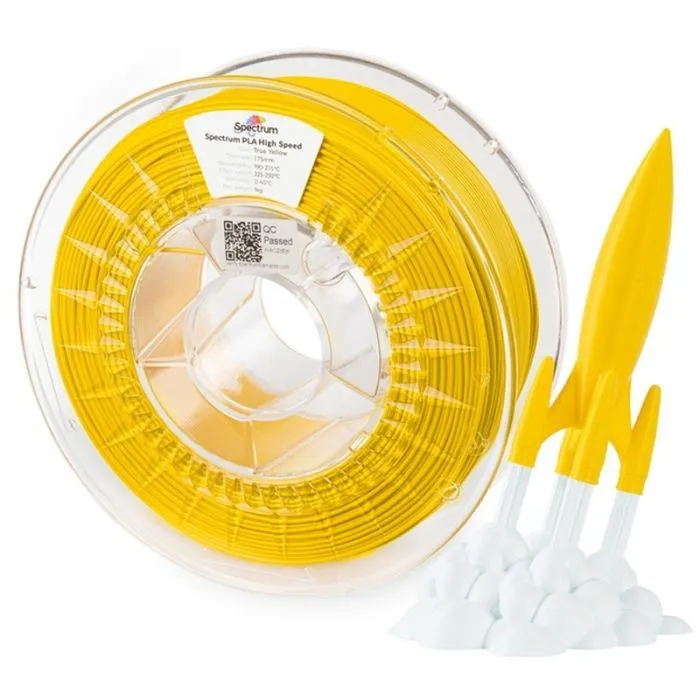 Пластик для 3D-принтера Spectrum PLA HS Premium 1.75mm 1kg True Yellow (81050) изображение 3