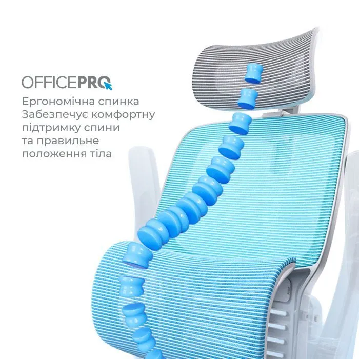 Офісне крісло OfficePro Verto, OC570G (OC570G) зображення 8