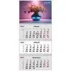 Календар Axent настінний квартальний 2027 рік 3 пр. Magic Flowers 3 (8803-27-27-A)