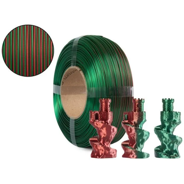Пластик для 3D-принтера Spectrum PLA Magic Silk ReFill 1.75mm 1kg Forest Flame (81421) изображение 3
