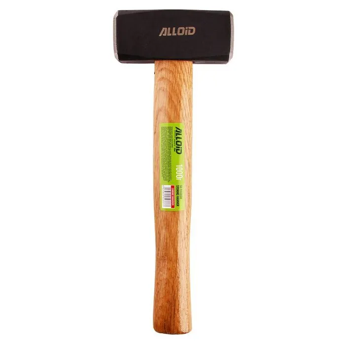 Кувалда Alloid ручка з деревини, 1000г (SH-101000W)