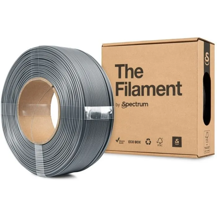 Пластик для 3D-принтера The Filament PLA Lite 1.75mm 1kg ReFill SILVER (TF-24237) изображение 3