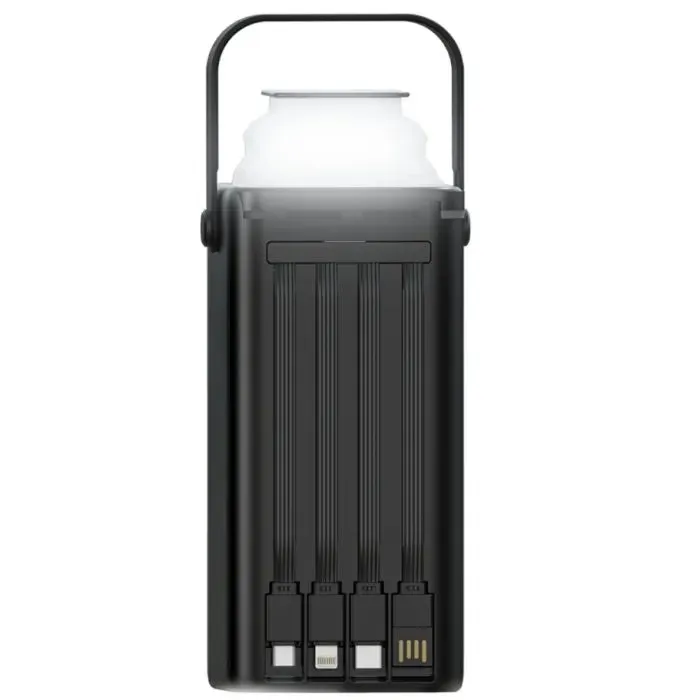 Батарея універсальна XO 30000mAh, PD/20W, QC/22,5W, Lamp, black (XO-PR285) зображення 2