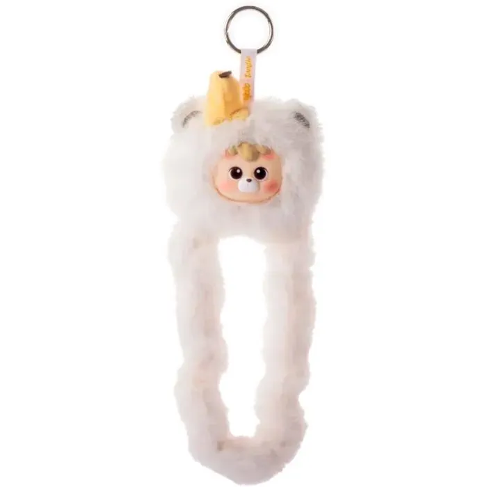 Мягкая игрушка Tangle с кольцом diudiu baby Furry Bear Banana Milk (HWTANGLE02D01-WD03)