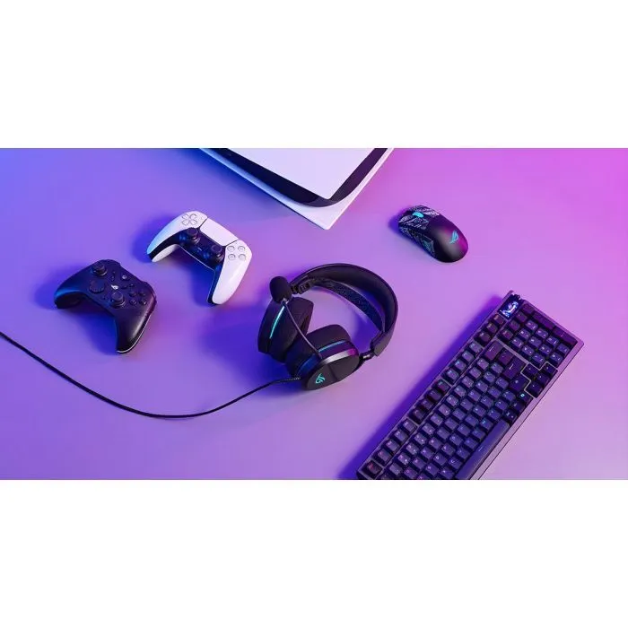 Навушники ASUS ROG Pelta Core USB-C RGB Black (90YH04E0-BHUA00) зображення 4