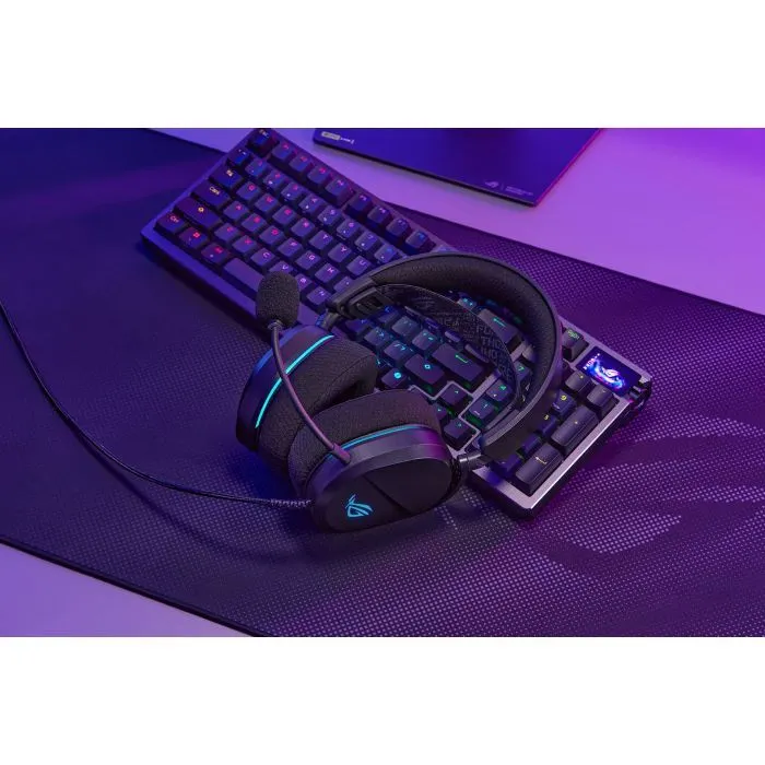 Навушники ASUS ROG Pelta Core USB-C RGB Black (90YH04E0-BHUA00) зображення 5