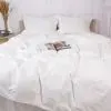 Постільна білизна MirSon Poplin Line 002 Milky White 175 x 210 (2200006277798) зображення 5