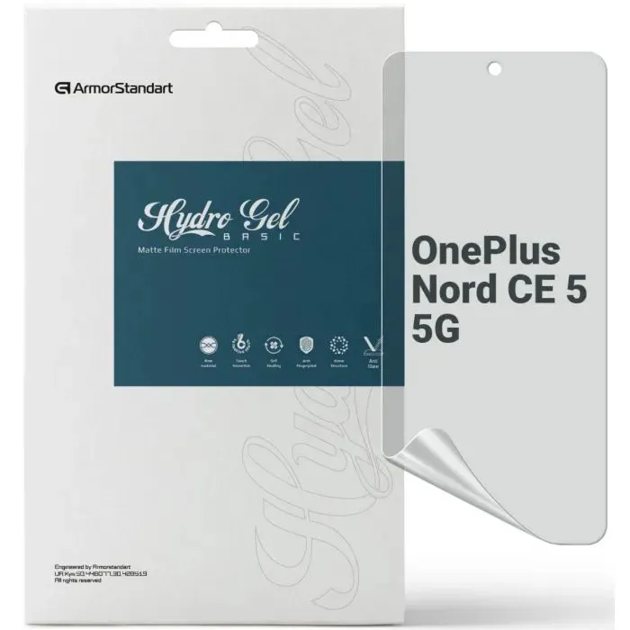 Пленка защитная Armorstandart Matte hydrogel OnePlus Nord CE 5 5G (ARM92800)