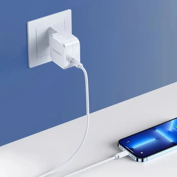 Зарядное устройство Choetech USB-C PD45W QC3.0/PPS GaN (PD8007-EU-WH) изображение 4