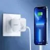 Зарядное устройство Choetech USB-C PD45W QC3.0/PPS GaN (PD8007-EU-WH) изображение 5