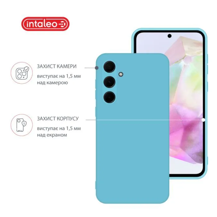 Чохол до мобільного телефона Intaleo SoftShell Samsung Galaxy S25 FE Light Blue (1283126636025) зображення 3