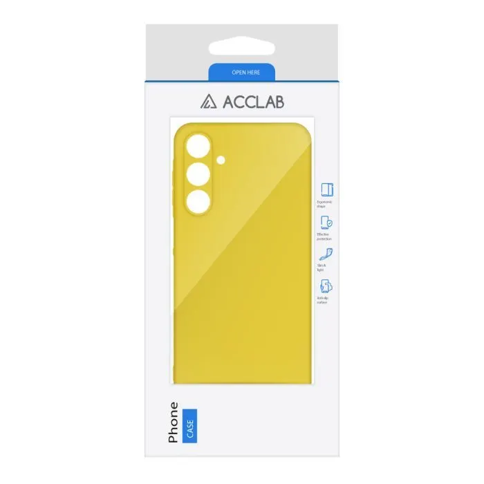 Чохол до мобільного телефона ACCLAB Silicone Samsung Galaxy A16 Yellow (1283126601736) зображення 2