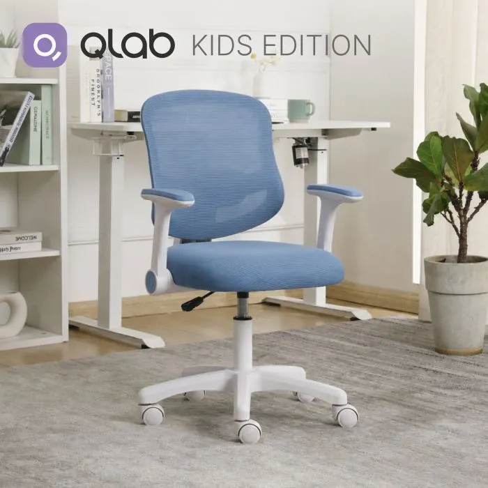 Офісне крісло Qlab Kids Edition KC327BL Grey Blue (KC327BL) зображення 8