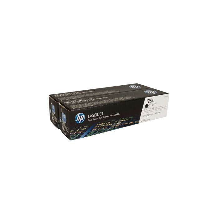 Картридж HP CLJ  126A Black Dual Pack, для CP1025 (CE310AD)