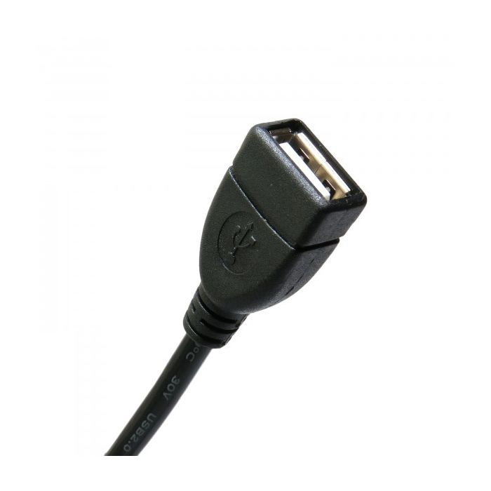 Дата кабель OTG USB 2.0 AF to Micro 5P 0.1m Extradigital (KBO1623) изображение 2