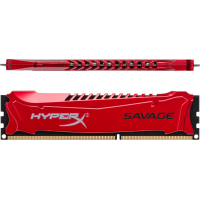 Модуль памяти для компьютера DDR3 4GB 1600 MHz Savage Red Kingston Fury (ex.HyperX) (HX316C9SR/4) изображение 2
