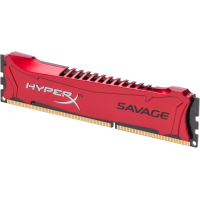 Модуль памяти для компьютера DDR3 4GB 1600 MHz Savage Red Kingston Fury (ex.HyperX) (HX316C9SR/4) изображение 3