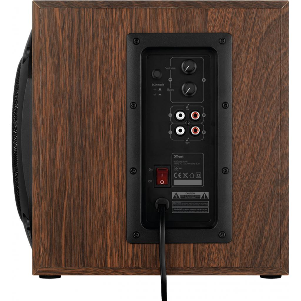 Акустическая система Trust Vigor 2.1 Subwoofer Speaker Set - brown (20244) изображение 3