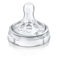 Соска Philips AVENT Силиконовая Natural от 3 мес., 2 шт (SCF653/27) изображение 2