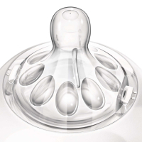 Соска Philips AVENT Силиконовая Natural от 3 мес., 2 шт (SCF653/27) изображение 3
