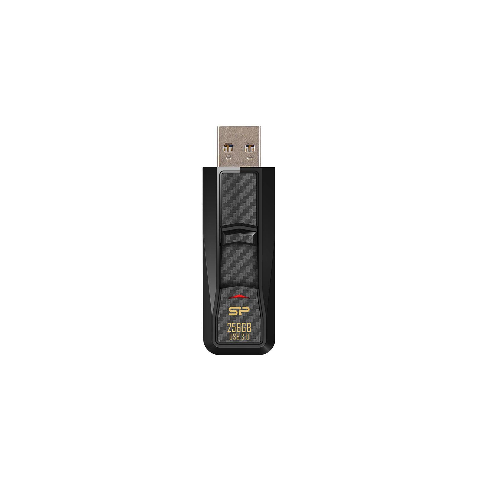 USB флеш накопитель Silicon Power 256Gb Blaze B50 Black USB 3.0 (SP256GBUF3B50V1K) изображение 3