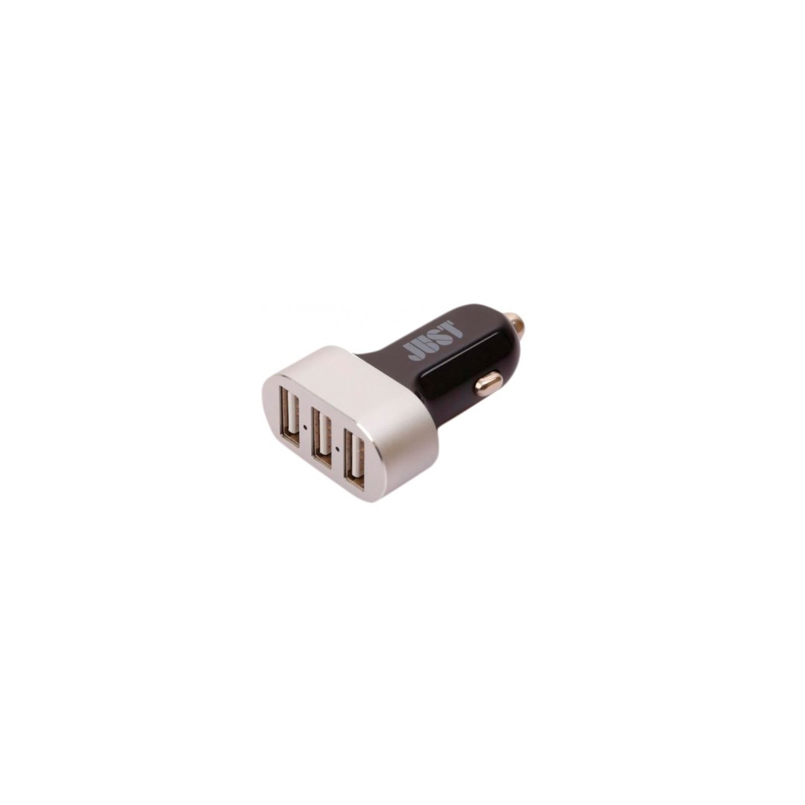 Зарядное устройство Just Evo Trio USB Car Charger (6.3A/31W, 3*USB) (CCHRGR-V-BLCK)